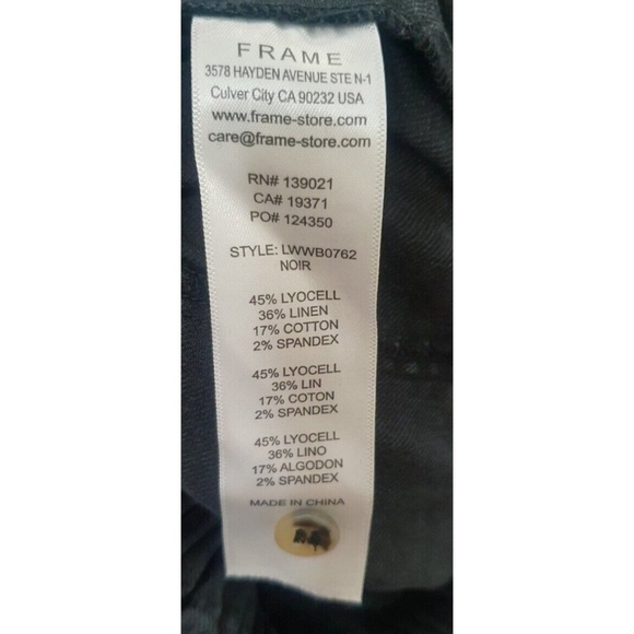 FRAME linen blend jumpsuit Size XS - Picture 15 of 15